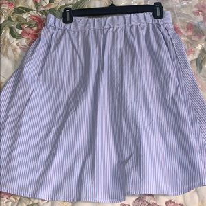 J.crew stripe skirt